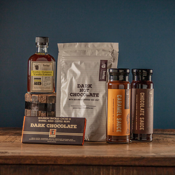 Bourbon Barrel Foods Gift Box | Bourbon Barrel Chocolate & Caramel Box